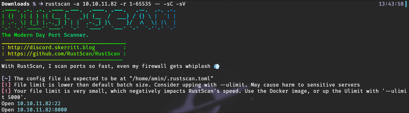 Rustscan